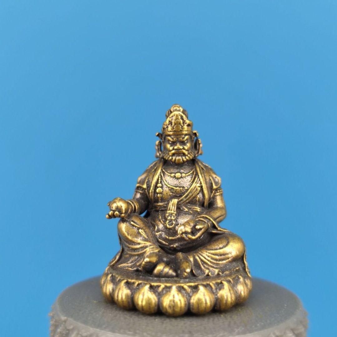 銅製 仏像 小仏像 密教黄財神仏像 ミニ仏 工芸品 置物 - メルカリ
