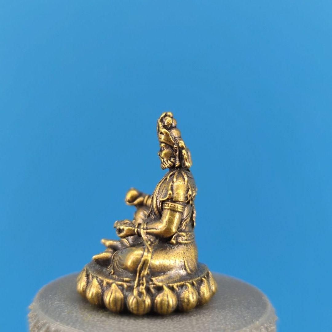 銅製 仏像 小仏像 密教黄財神仏像 ミニ仏 工芸品 置物 - メルカリ