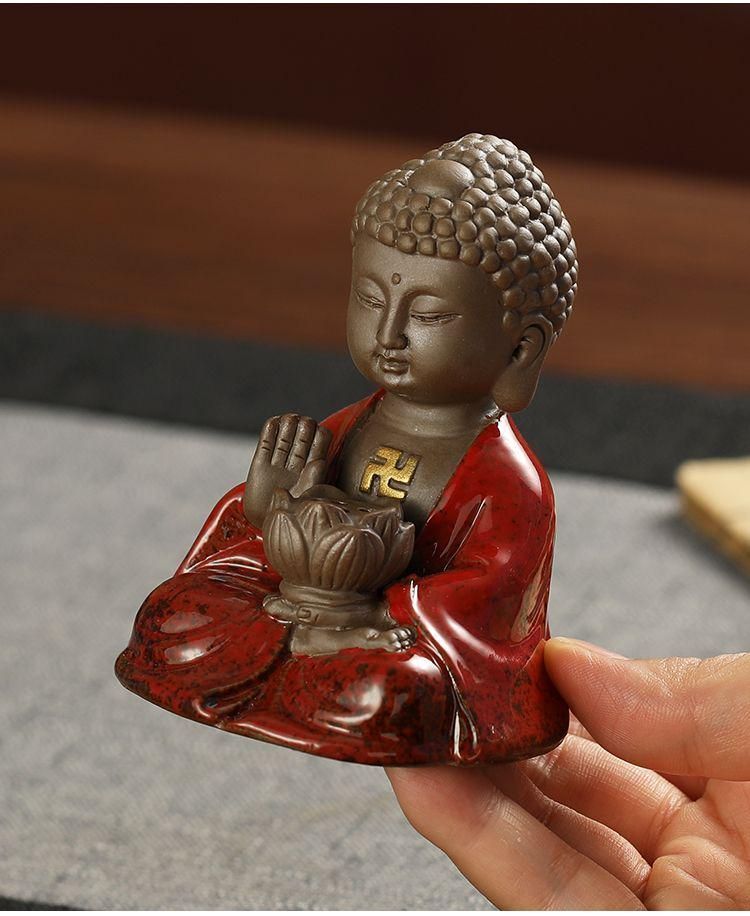 禅意香炉 茶道具 香道具 工芸品 美術品 置物 美術品・アンティーク・コレクション 陶磁器 禅意如来盤香炉 室内香炉