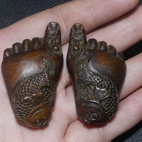 銅 細工 茶道具 香道具 蓋置 置物 知足常楽 つがい 銅製 工芸品美術品