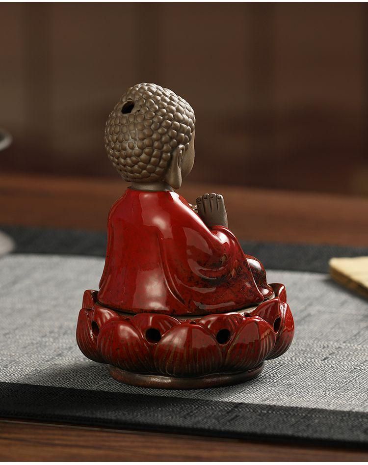 美術品・アンティーク・コレクション 陶磁器 禅意如来盤香炉 室内香炉