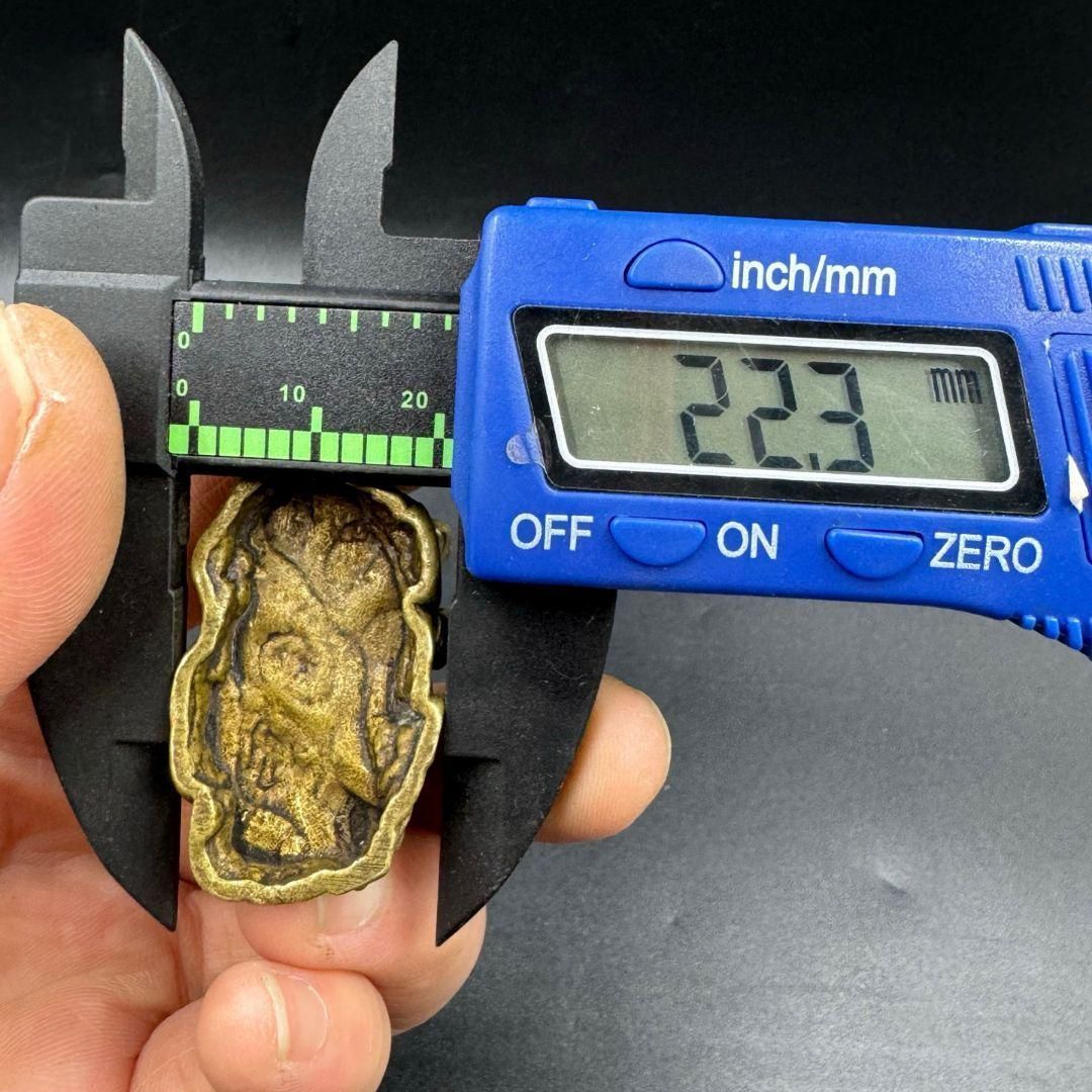 仏教美術 仏像 小仏像 青獅子文殊菩薩坐像 銅製品 置物 - メルカリ