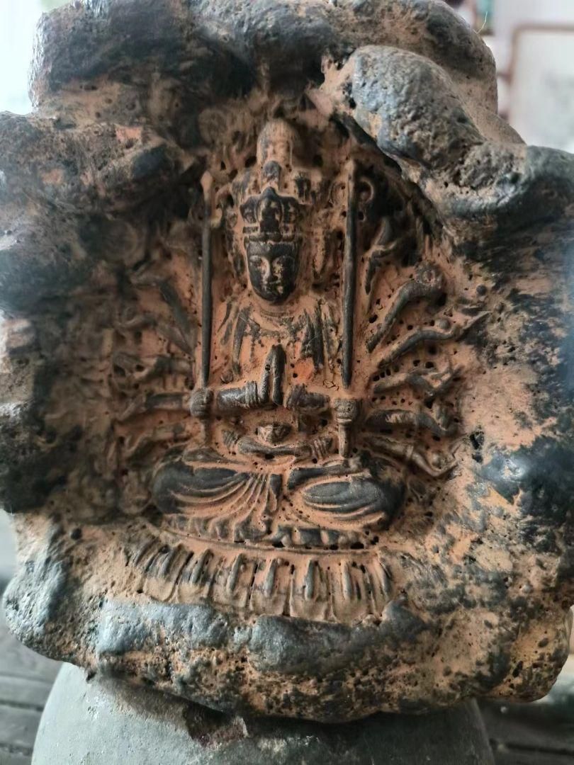 石像 千手観音仏像 茶室 博古架 禅意 置物 装飾品 工芸品 - メルカリ