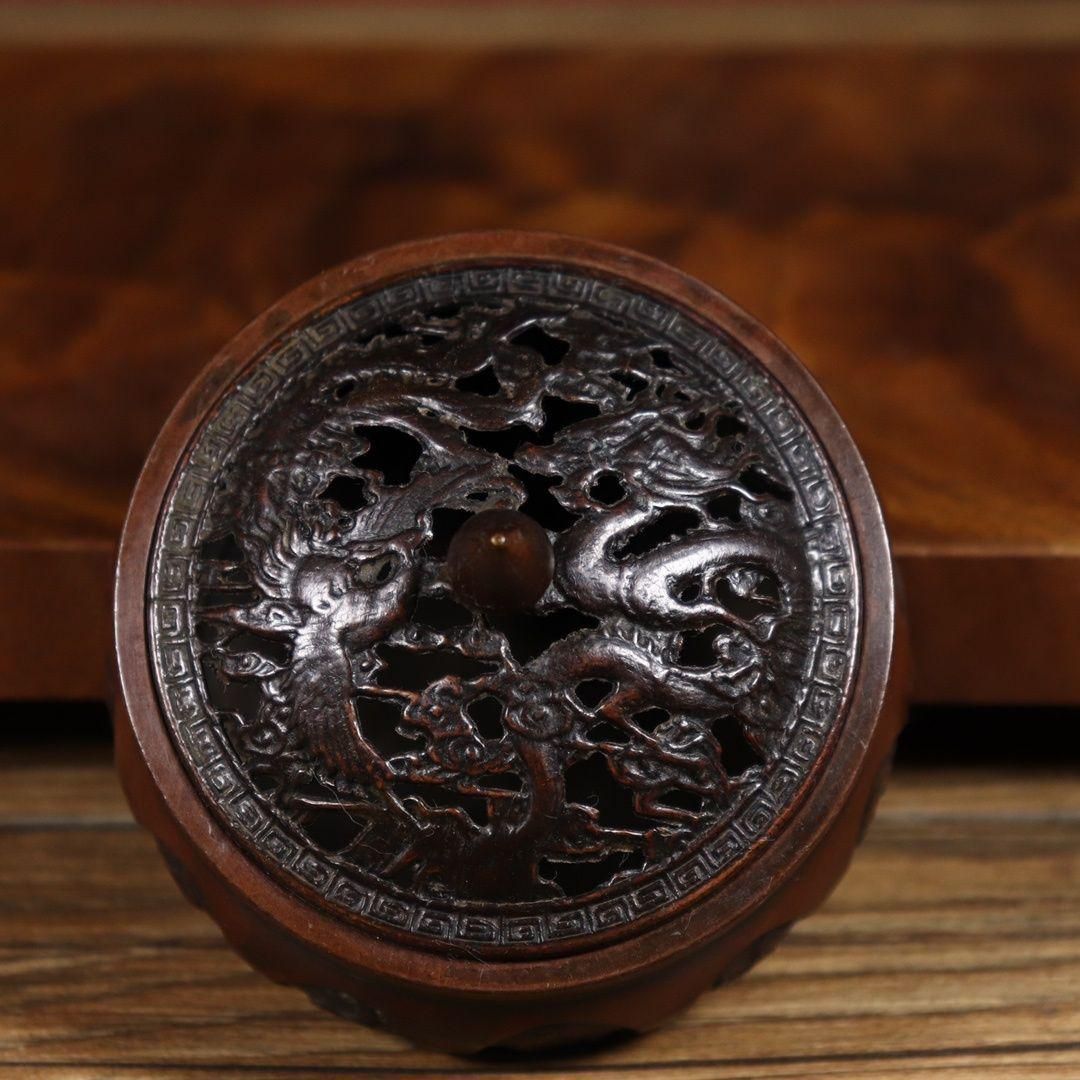 銅製 十二支三足アロマ炉 香炉 香道具 装飾品 工芸品 置物 - メルカリ