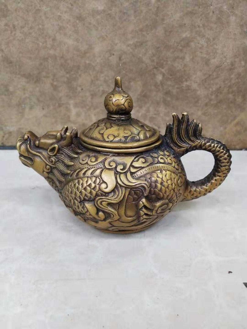 竜頭  徳利  現代工芸品 美術品 置物 竜頭 徳利 現代工芸品 美術品 置物 - メルカリ