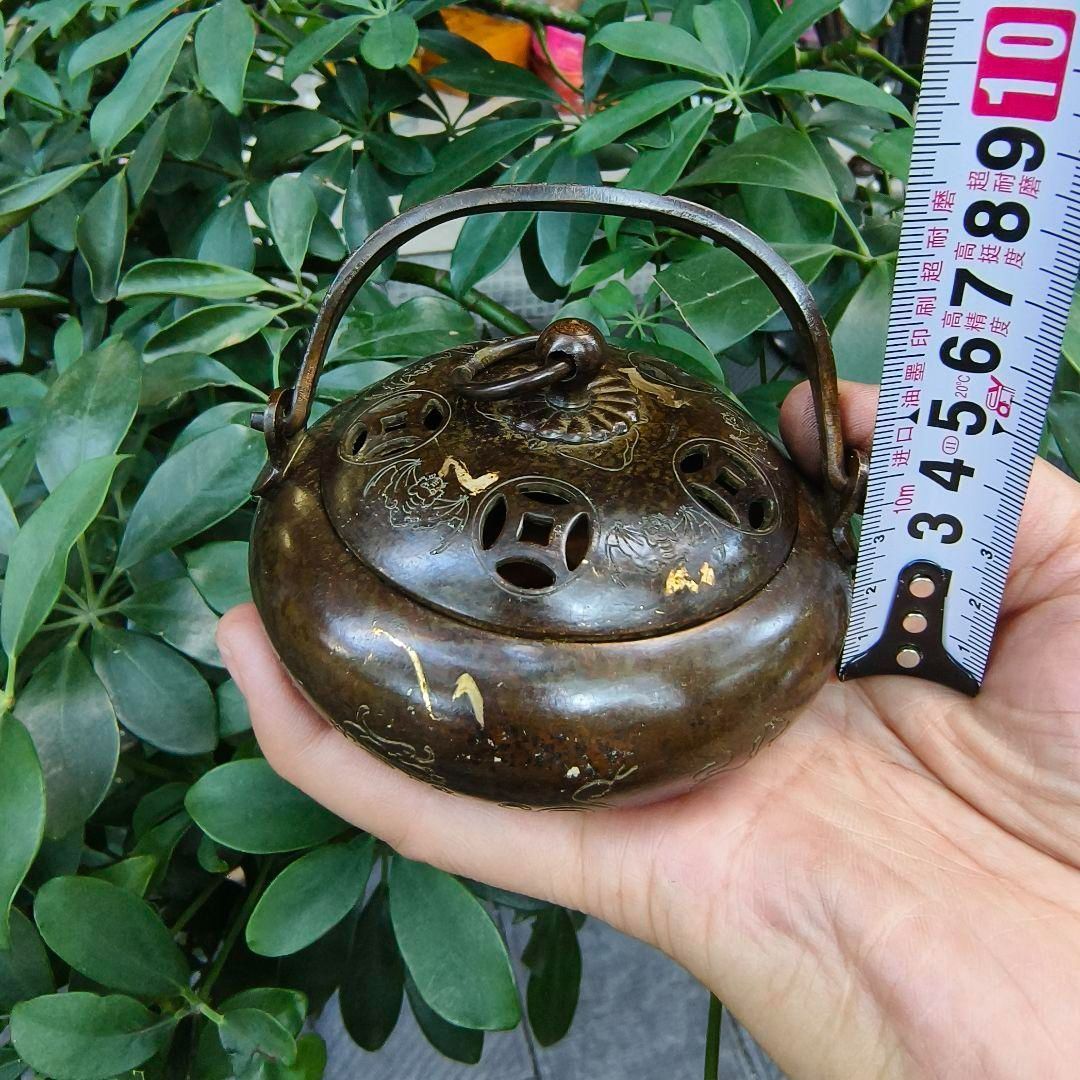 銅器 浄化空気香炉 暖手炉 禅意 茶道香炉 工芸品 置物 銅器 浄化空気香炉 暖手炉 禅意 香道 茶道 盤香炉 工芸品 置物