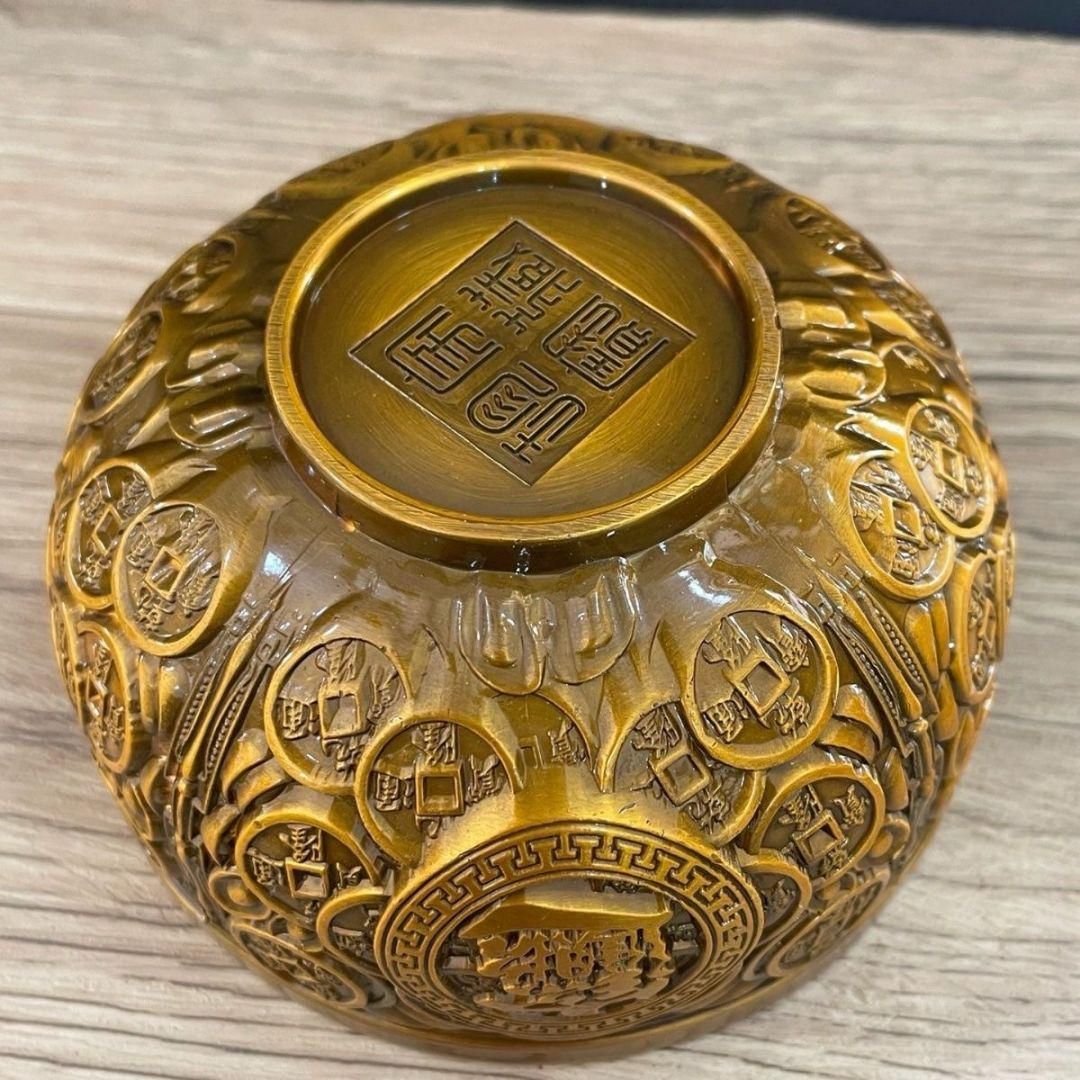 銅器 聚宝盆 客間 玄関 博古架 開運 風水 招財 置物 工芸品 - メルカリ