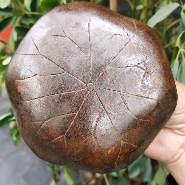 銅器 蛙筆洗 置物 蓮の葉蛙香挿します 工芸品 美術品 置物 - メルカリ