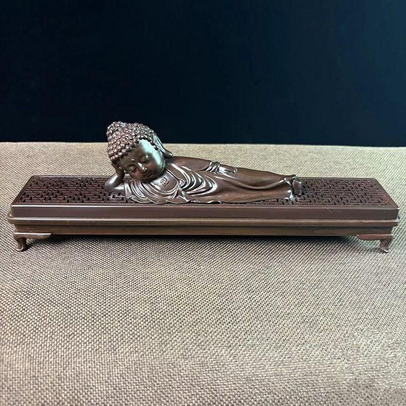 銅 細工 鶴蓮華薫製香炉 炉弔り 執務室 応接間 茶室 書斎薫香炉 工芸品 置物 銅 細工 鶴蓮華薫製香炉 炉弔り 執務室 応接間 茶室 書斎薫香炉