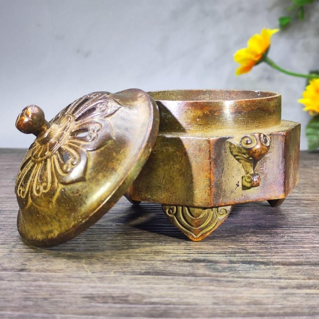 八方招財香炉 宣徳炉 工芸品 美術品 置物 - メルカリ