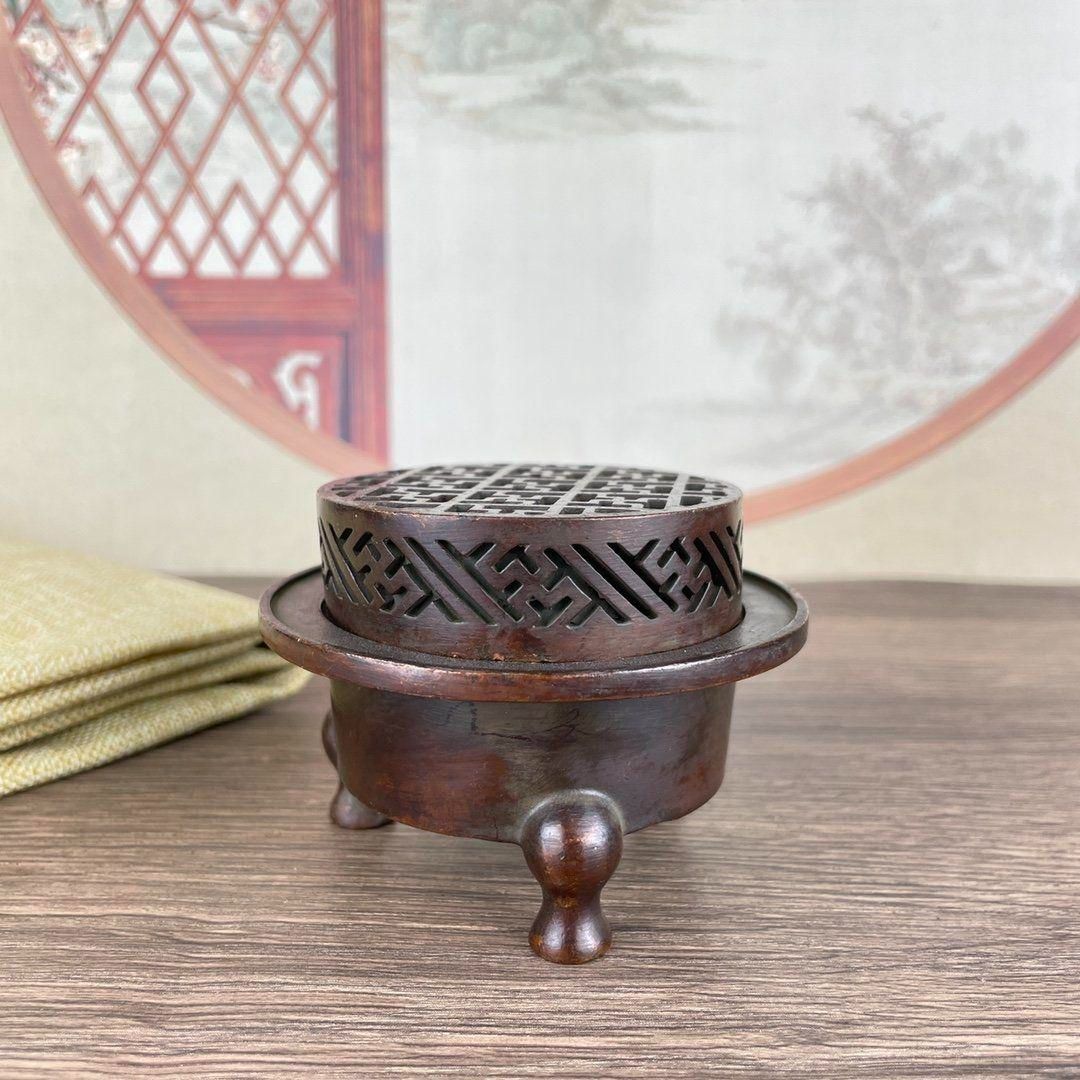 銅製 香炉 獣頭三足香炉 室内 仏堂 茶道 薫炉 工芸品 置物 銅製 香炉 獣頭三足香炉 室内 仏堂 茶道 薫炉 工芸品 置物 銅器