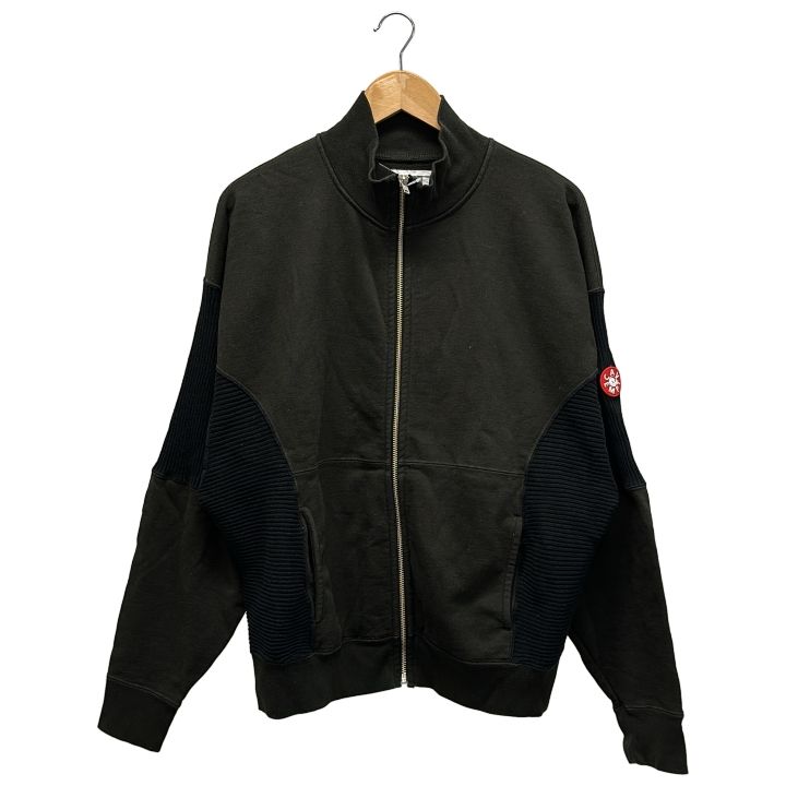 C.E (シーイー) ③ CES22CS18 WIDE RIB CUT ZIP SWEAT メンズ ブラック 