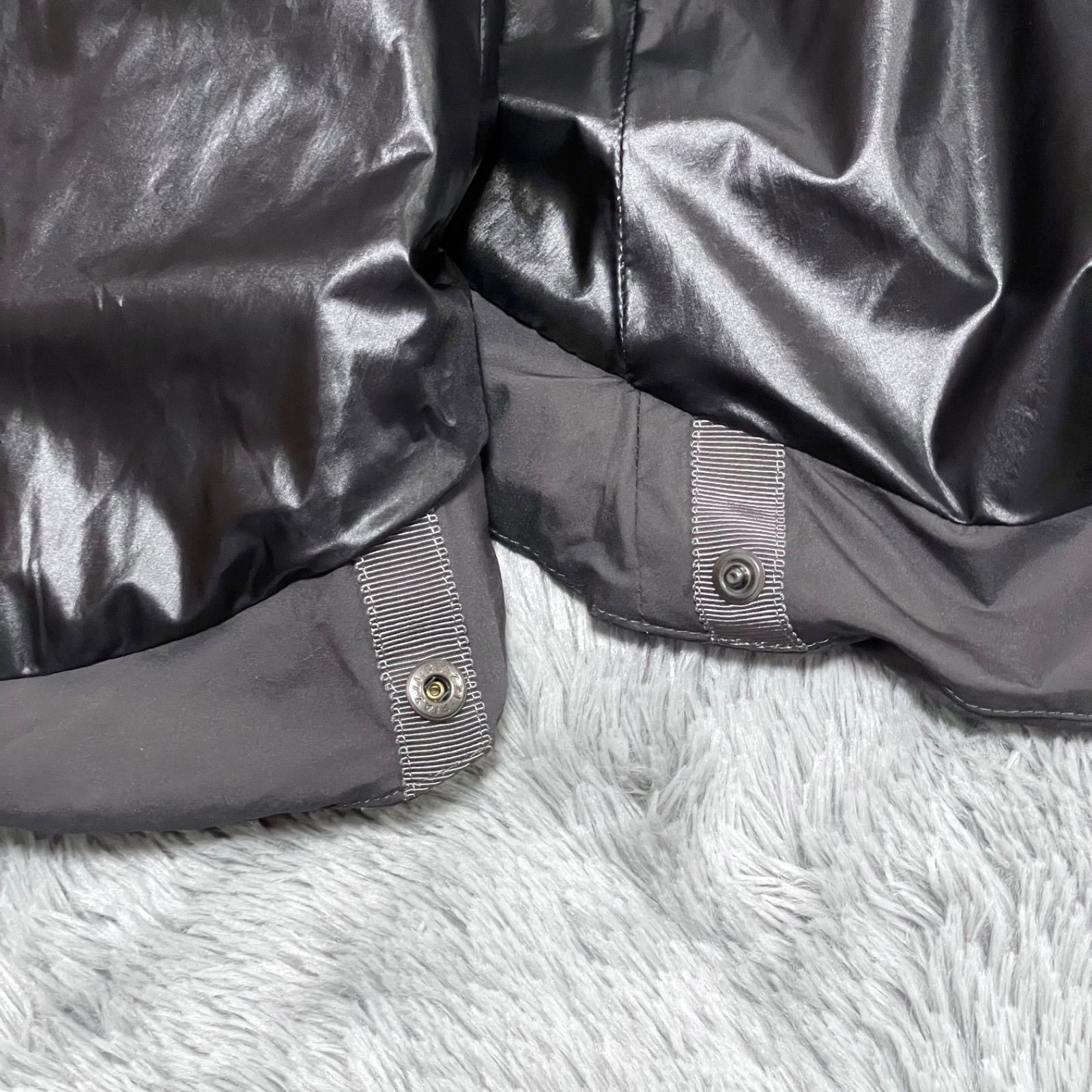 極美品✨ナノユニバース 西川ダウン スタンドカラーダウンポンチョ