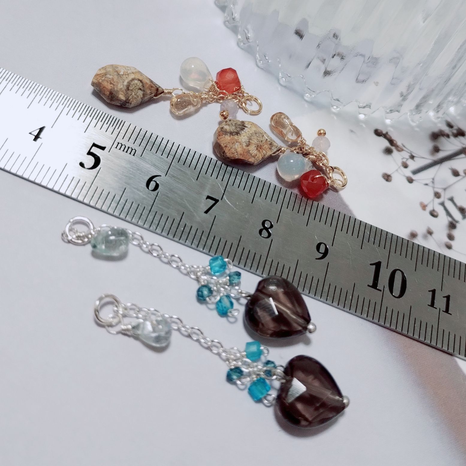 【特価】天然石のチャームセット② a3bd369962a569f383f8122afbf03d