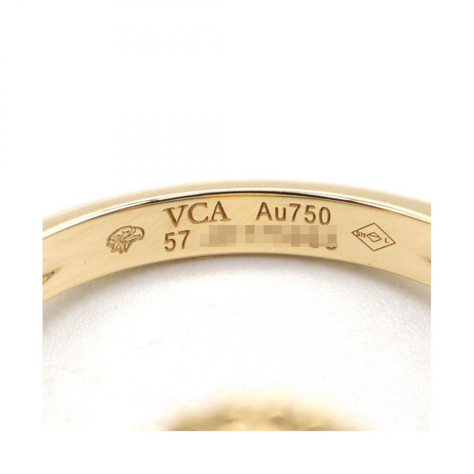 ヴァンクリーフ＆アーペル リング 7号 ヴィンテージ アルハンブラ オニキス ヴァンクリーフ＆アーペル リング 7号 ヴィンテージ アルハンブラ