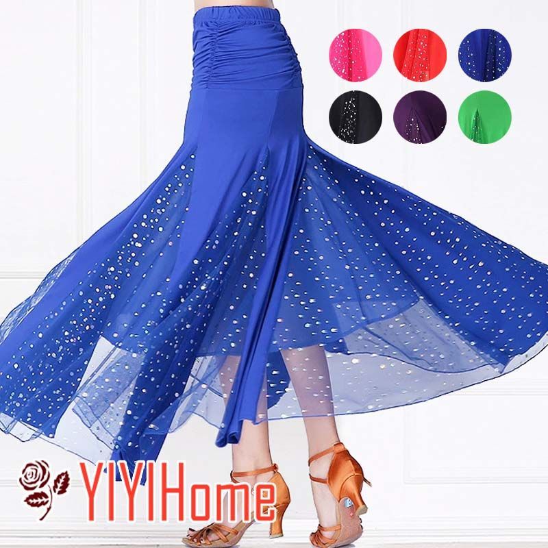 6色 フラメンコ スカート ファルダ スカートダンス衣装 ダンスウェア