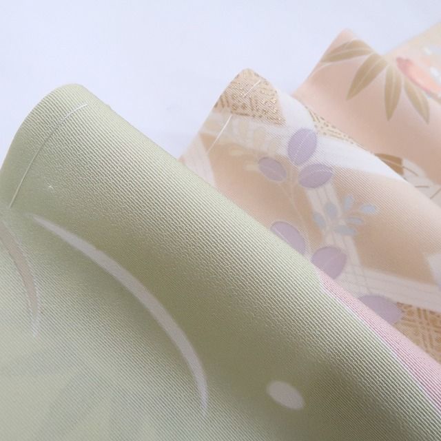 ❁tomihisa❁新品 金駒刺繍 着物 正絹“花の衣に夢は巡りて今ある自分に