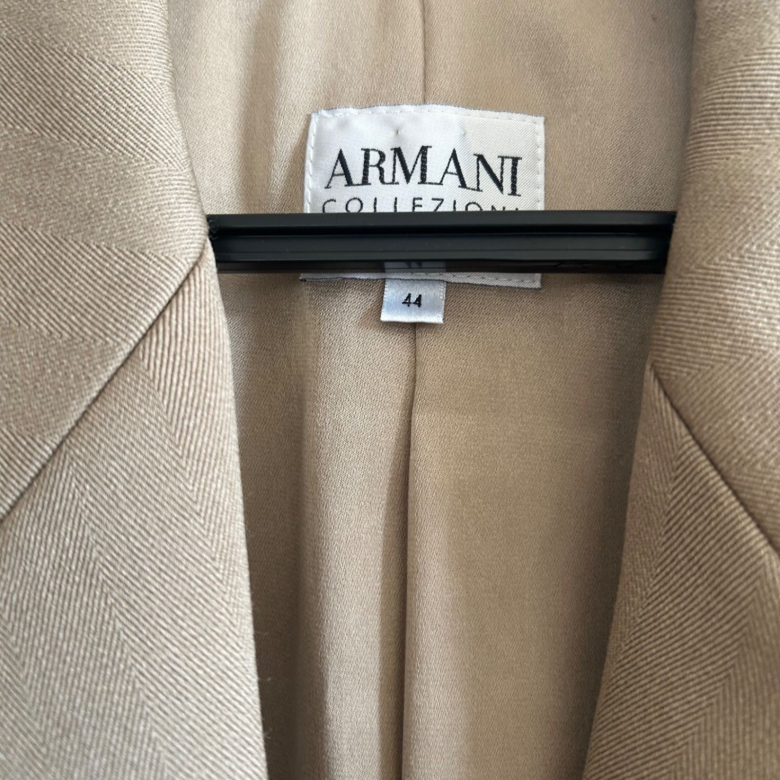 レディース GIORGIO ARMANI テーラードジャケット ベージュ レディース 