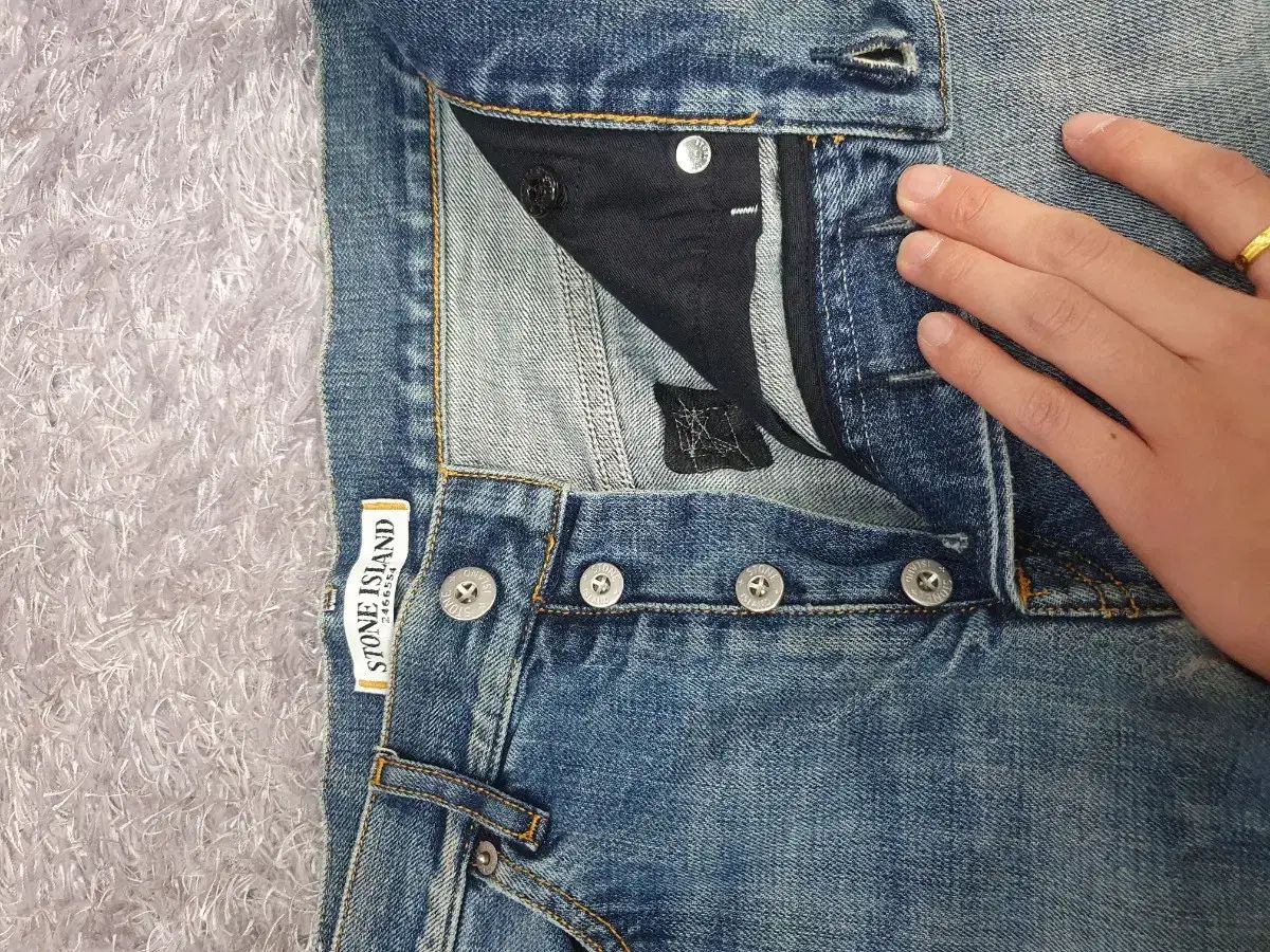 STONE  /ストーンアイランド ワッペンデニム2010ss 32 中古・古着通販】STONE ISLAND (ストーンアイランド) ストレートデニム