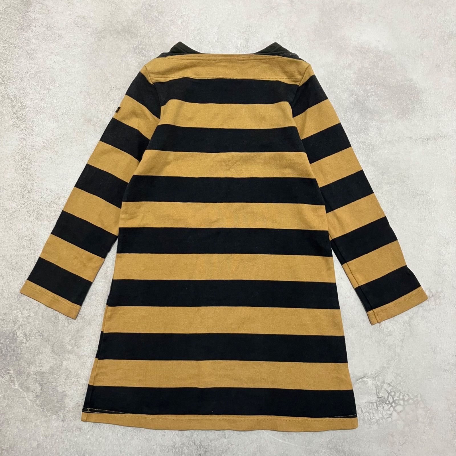 ミキハウス DOUBLE.B ダブルビー 110cm ワンピース ボーダー ブラック