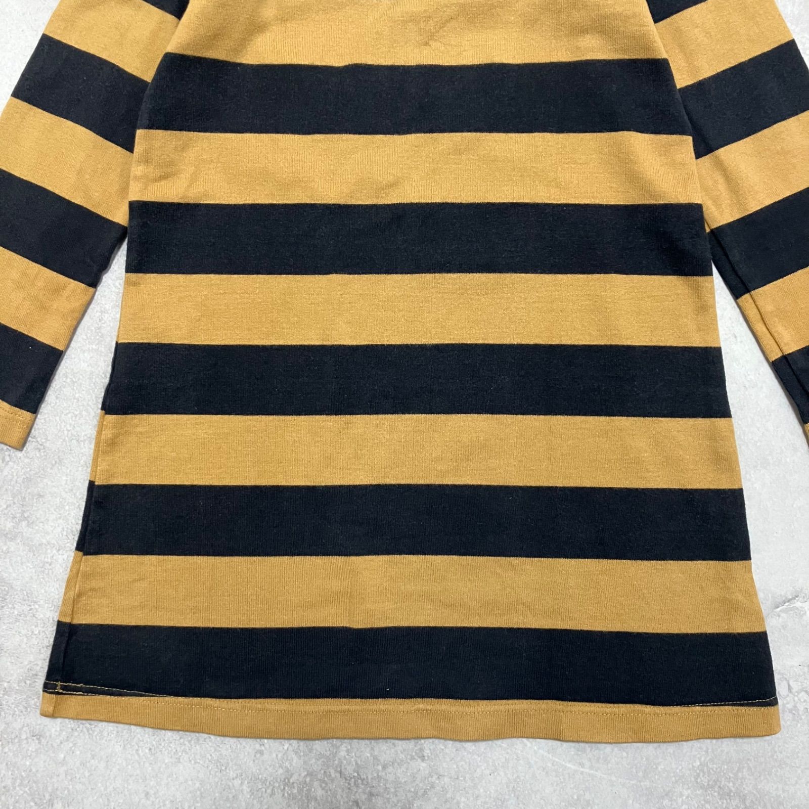 ミキハウス DOUBLE.B ダブルビー 110cm ワンピース ボーダー ブラック