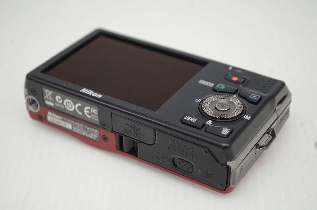 良品 Nikon ニコン COOLPIX S6000 コンパクトデジタルカメラ レッド 元