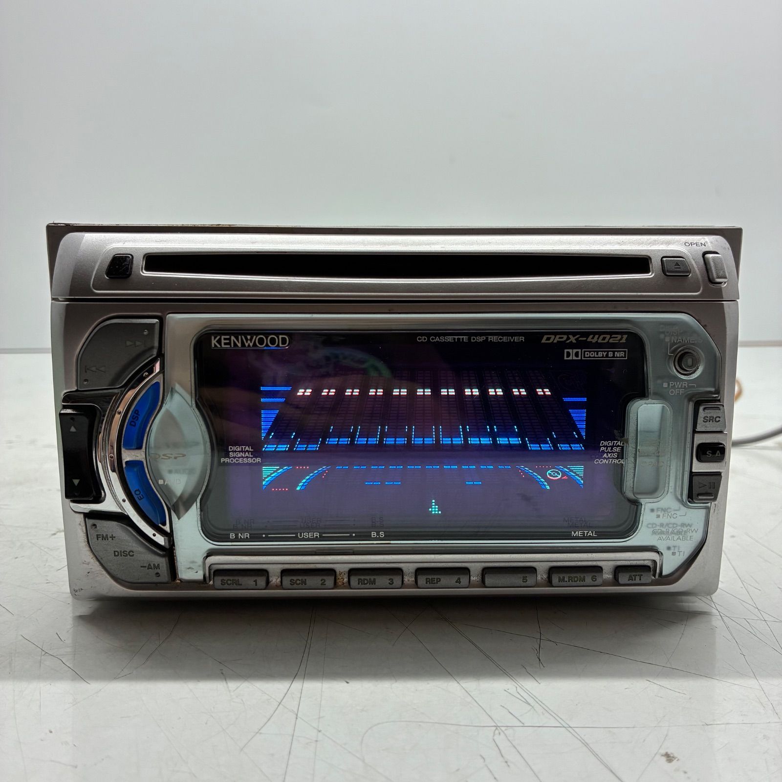 当時物】KENWOOD ケンウッド DPX-4021 2DIN カーオーディオ チューナー