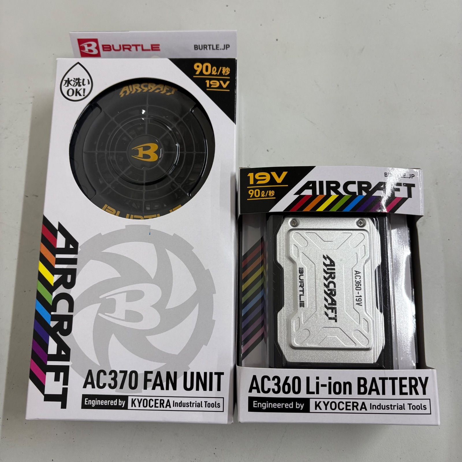 未使用 BURTLE バートル エアークラフト ファンユニット AC370