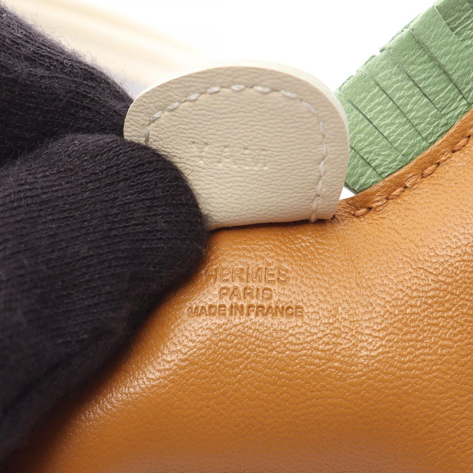 HERMES エルメス ロデオPM セサミ クレ ヴェールクリケット チャーム