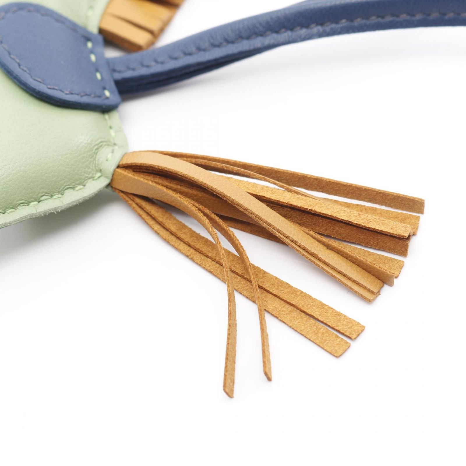 エルメス　ロデオ　チャーム　pm ヴェールクリケット×セサミ×ブルードマルト エルメス<br>ロデオ PM チャーム<br>ヴェールクリケット×セサミ