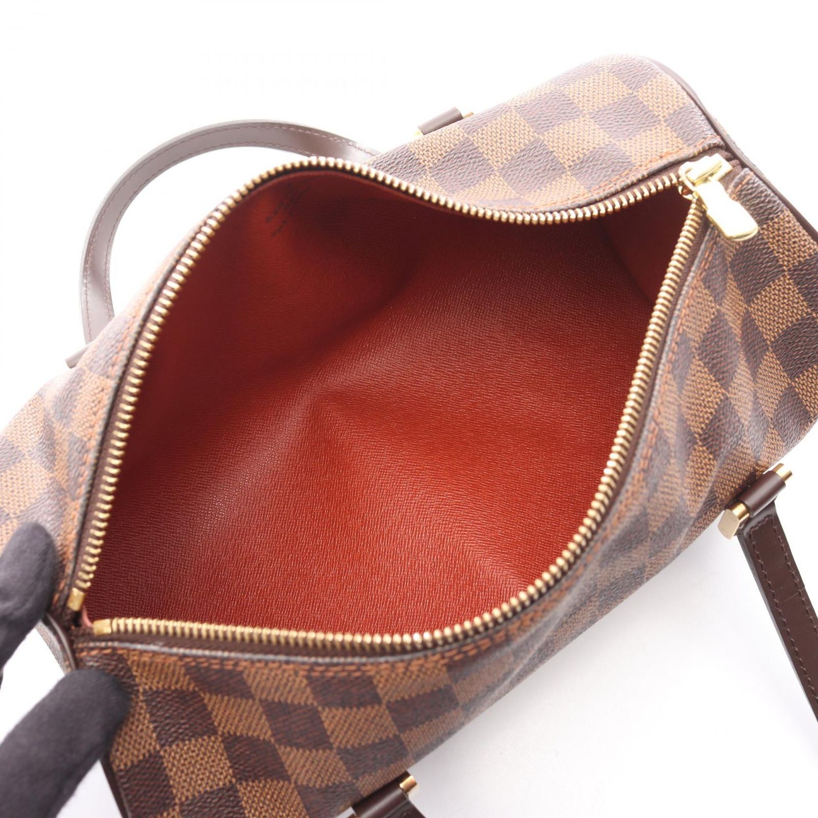 ルイヴィトン　ハンドバッグ　パピヨン　26 ダミエ　エベヌ LOUIS VUITTON ルイ・ヴィトン パピヨン26 ダミエエベヌ ハンドバッグ