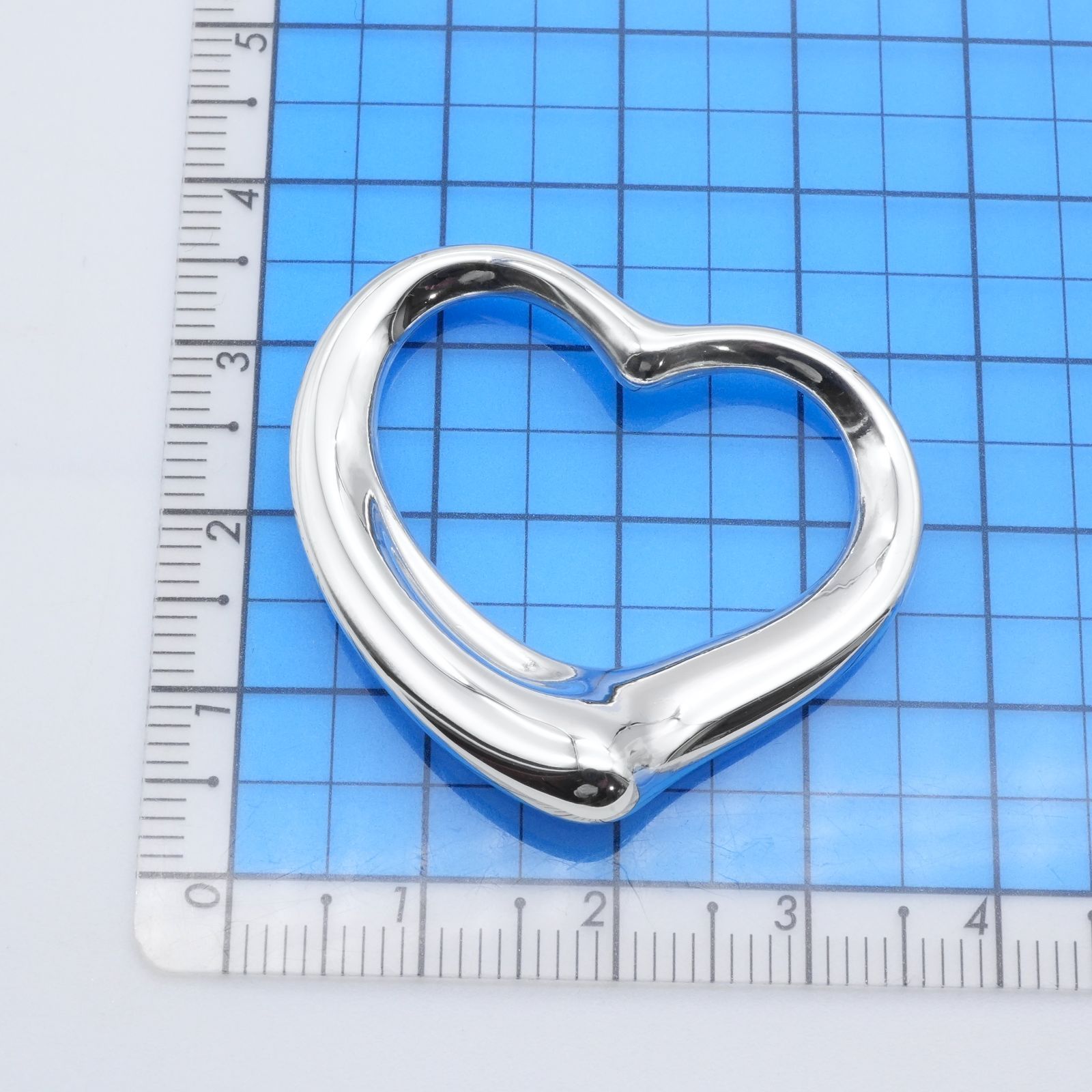 極美品 オールドティファニー オープンハート XL ネックレス シルバー925 TIFFANY&Co.】ティファニー オープンハート ネックレス 11mmモデル