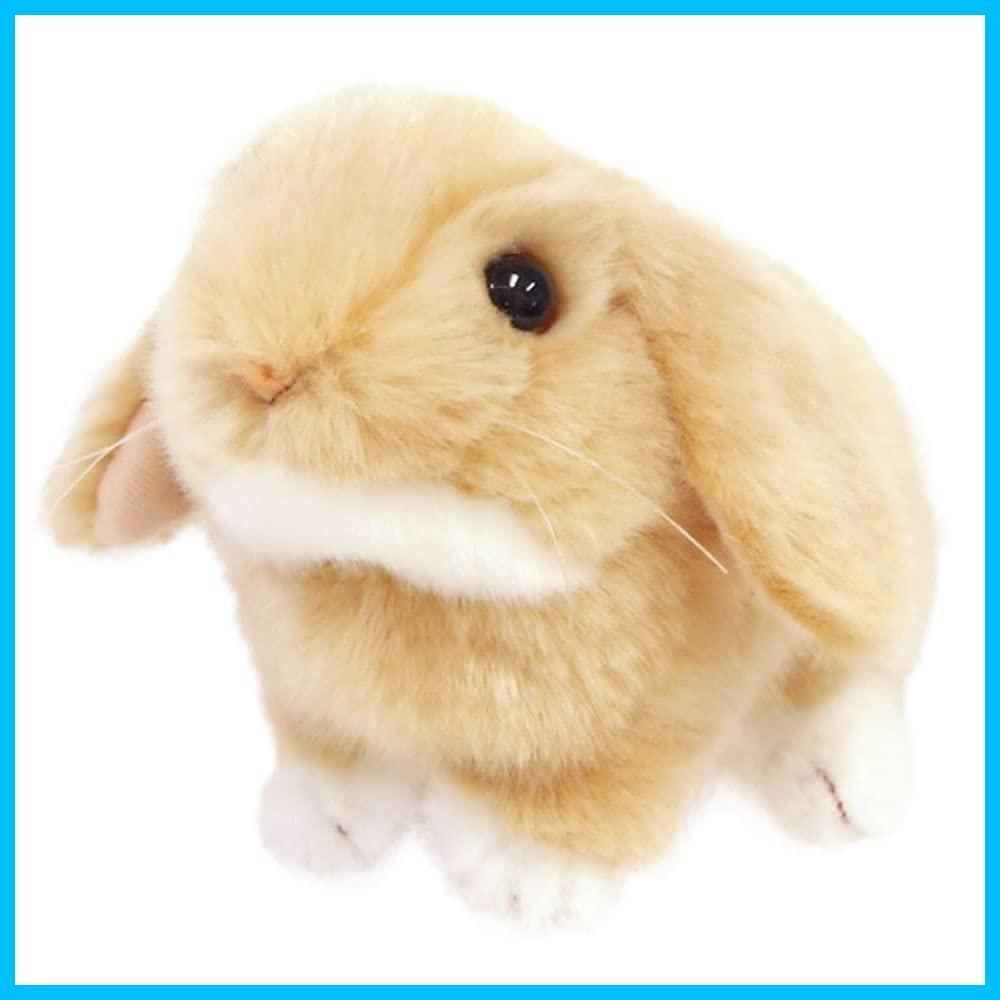 人気商品】ロップイヤーウサギ りくのなかまたち ぬいぐるみ オレンジ