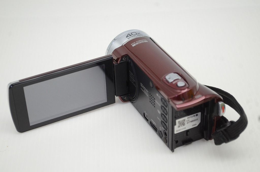 良品 JVC ケンウッド Everio GZ-E117 デジタルビデオカメラ レッド 元