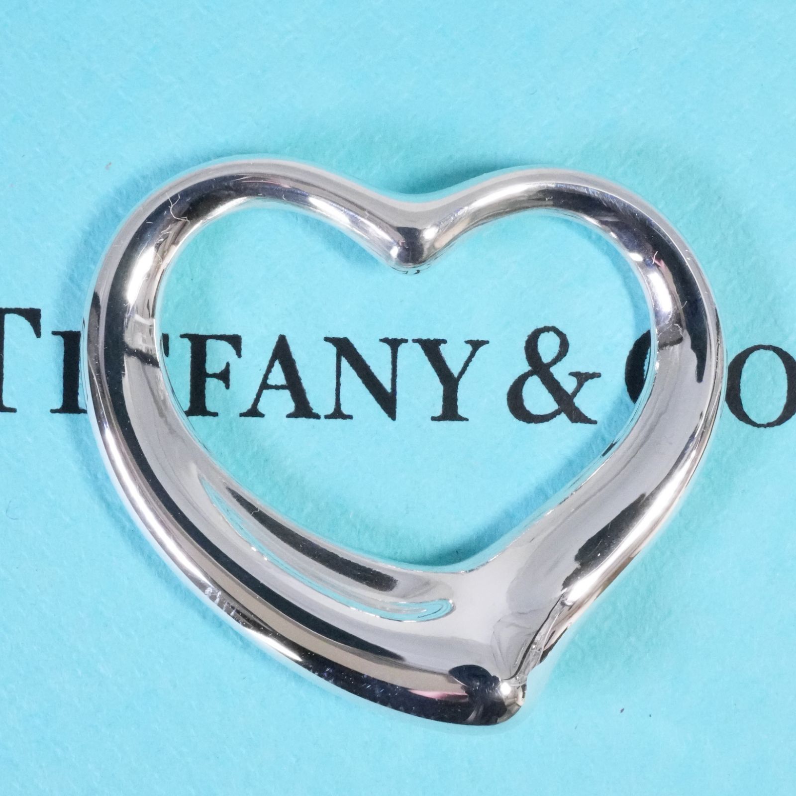 極美品 オールドティファニー オープンハート XL ネックレス シルバー925 極美品 オールドティファニー オープンハート XL ネックレス シルバー