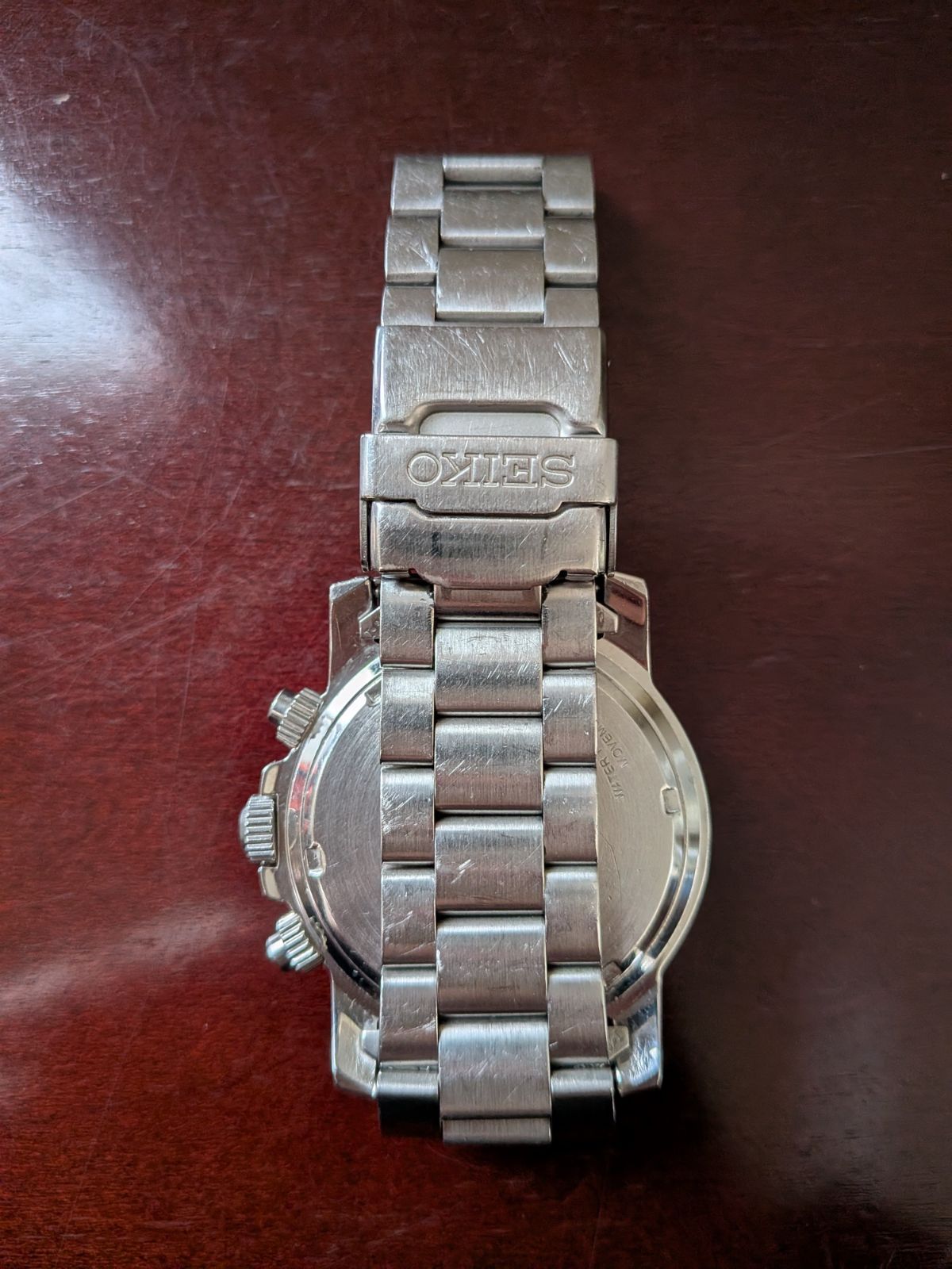 SEIKO セイコー クロノグラフ ダイバー ウォッチ メンズ 7T62-0CV0