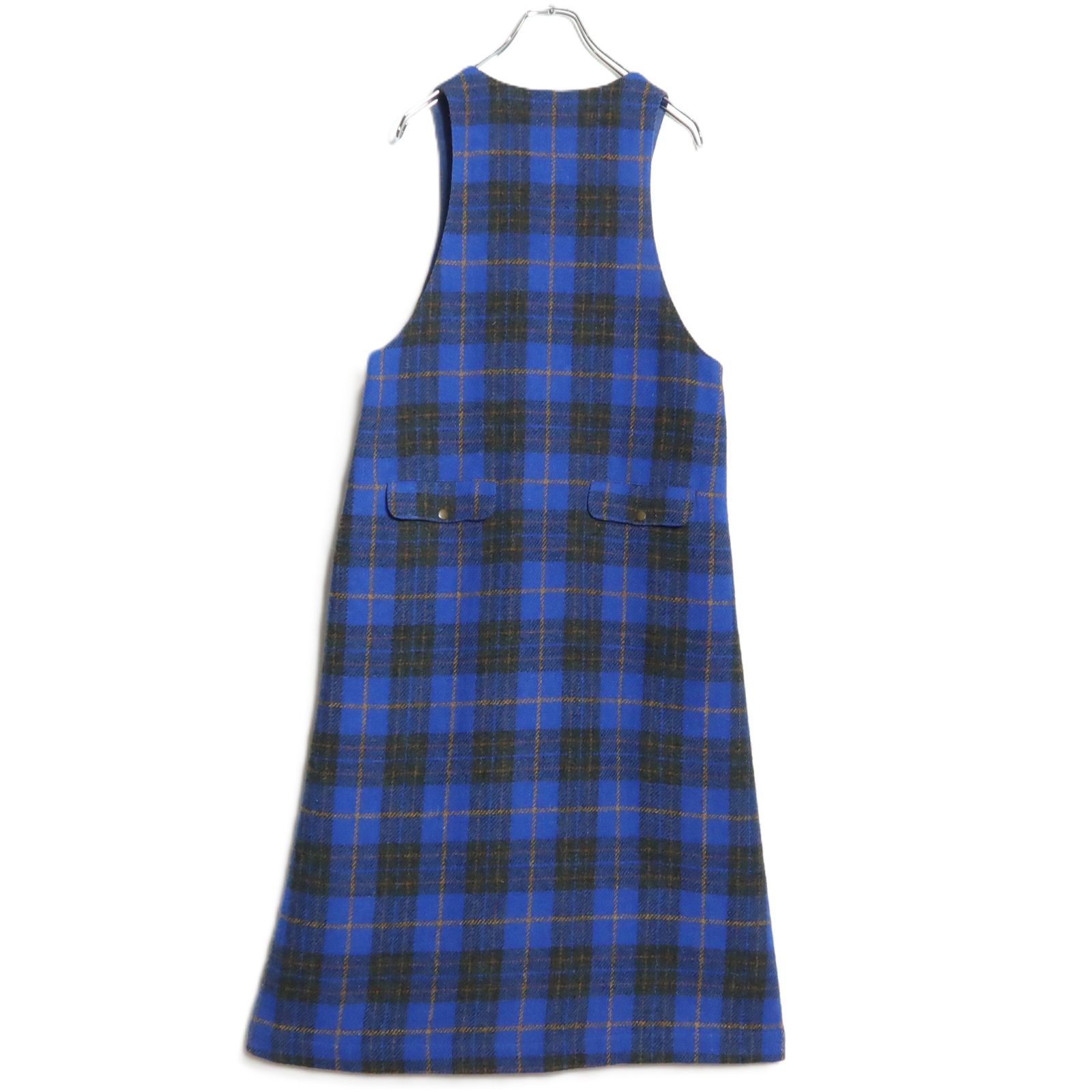 ピンクハウス　ジャンスカ　ブラウン　くま PINK HOUSE - ピンクハウス くま 刺繍 オーバーオール ワッペン 茶系 F