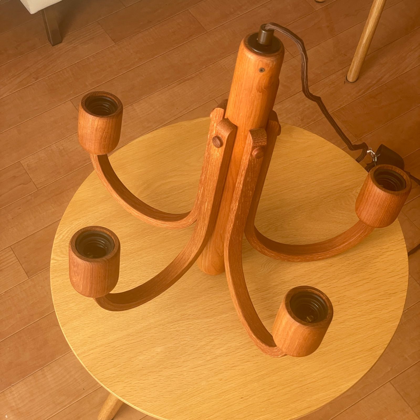 貴重な5灯】Domus Candela 70年代 ドムス シャンデリア ペンダント