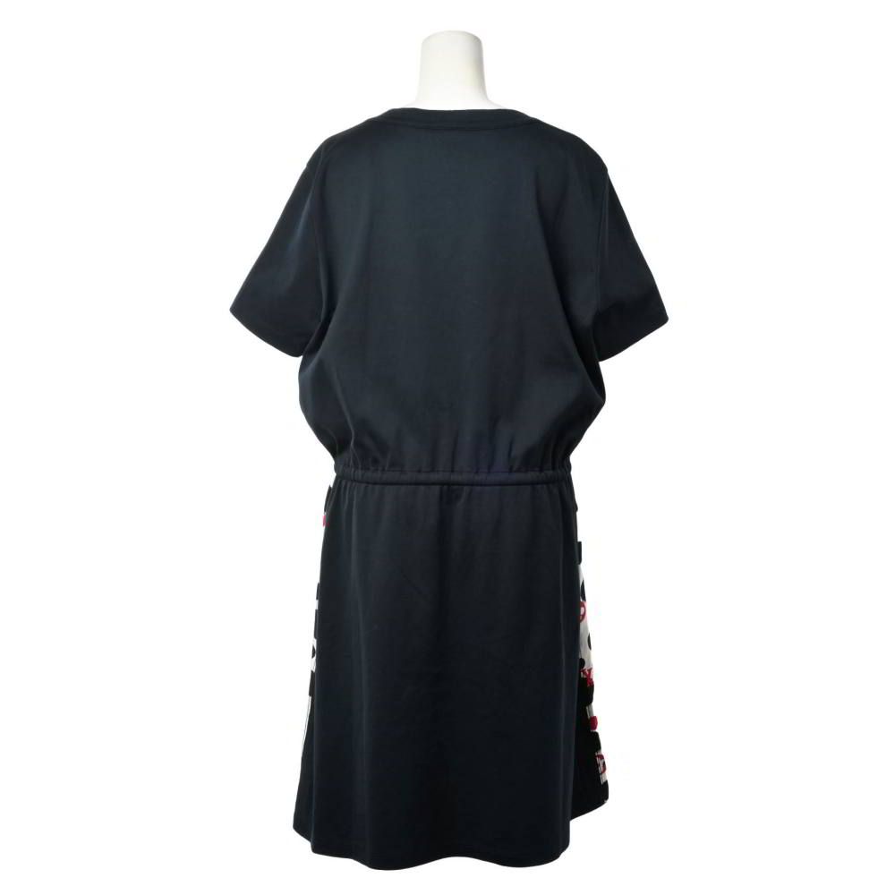 LOUIS VUITTON LV ドット柄 素材切替 ワンピース - メルカリ