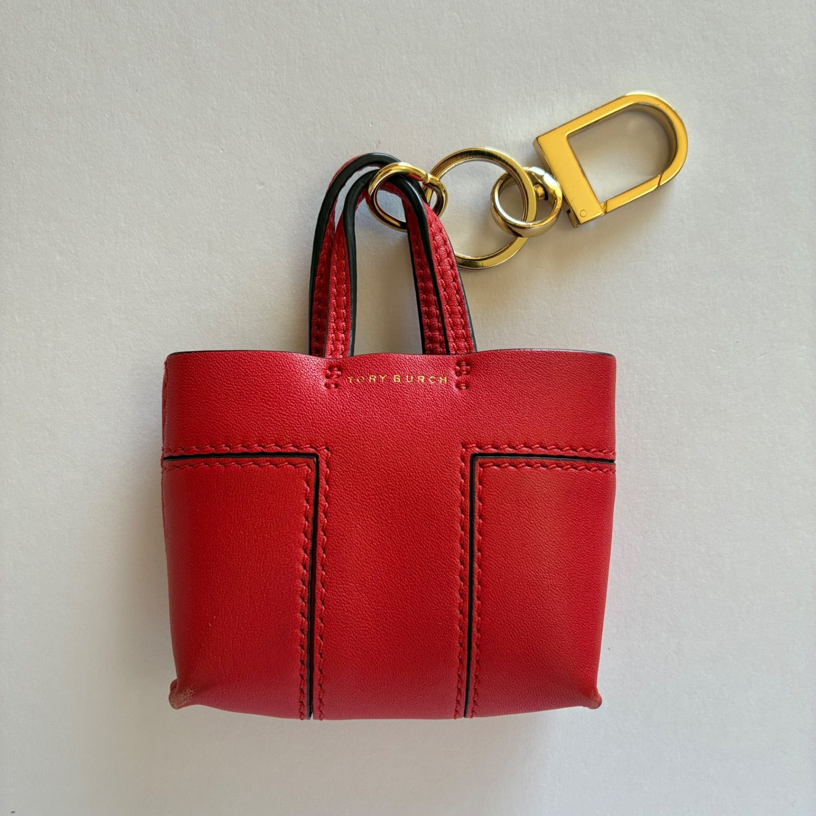 TORY BURCH/トリーバーチ/キーホルダー/バッグ型チャーム/レッド 【SH9 