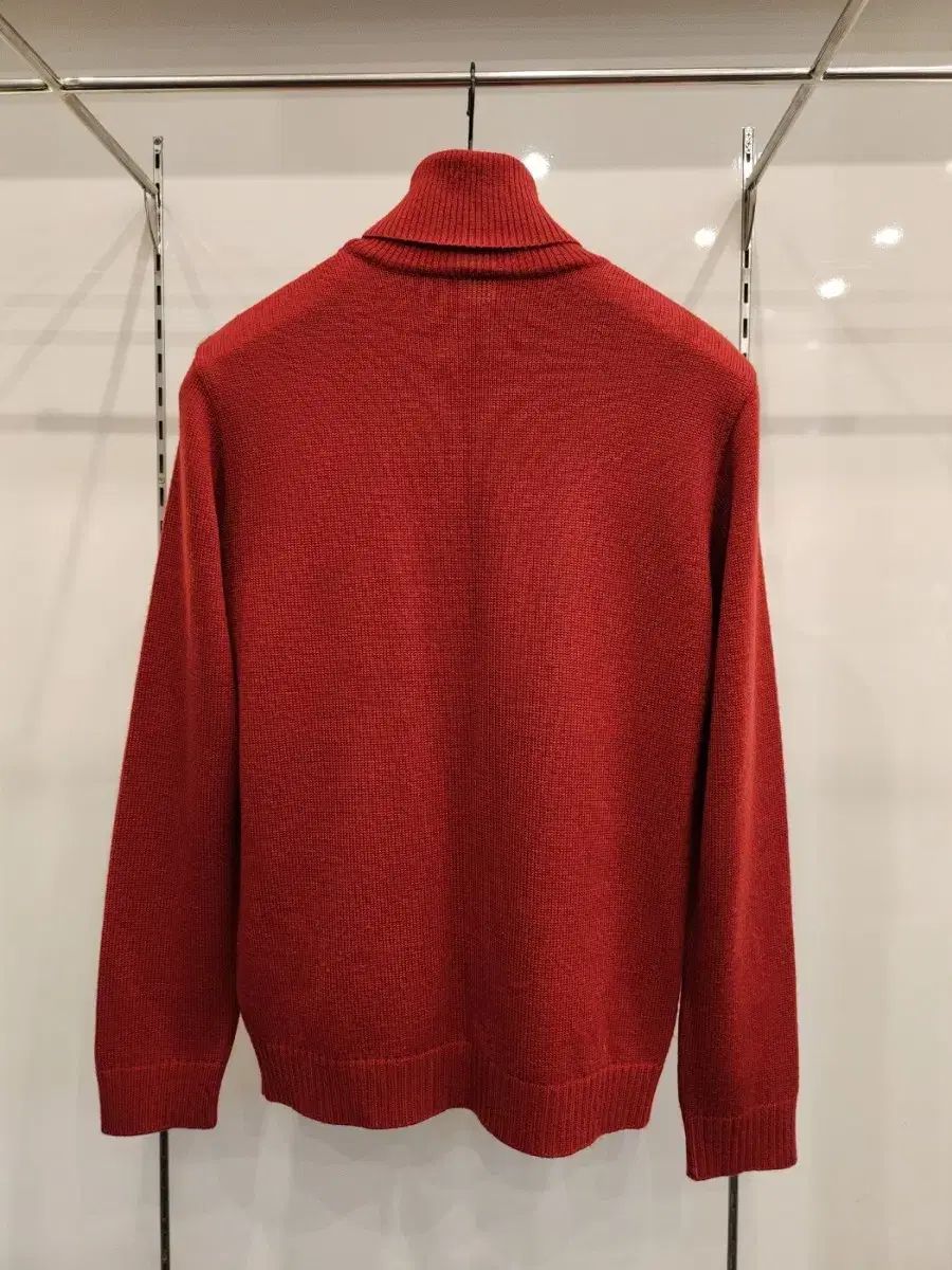 Dolce-Gabbana ドルチェ＆ガッバーナ チェック タートルネック ウールニットＭ