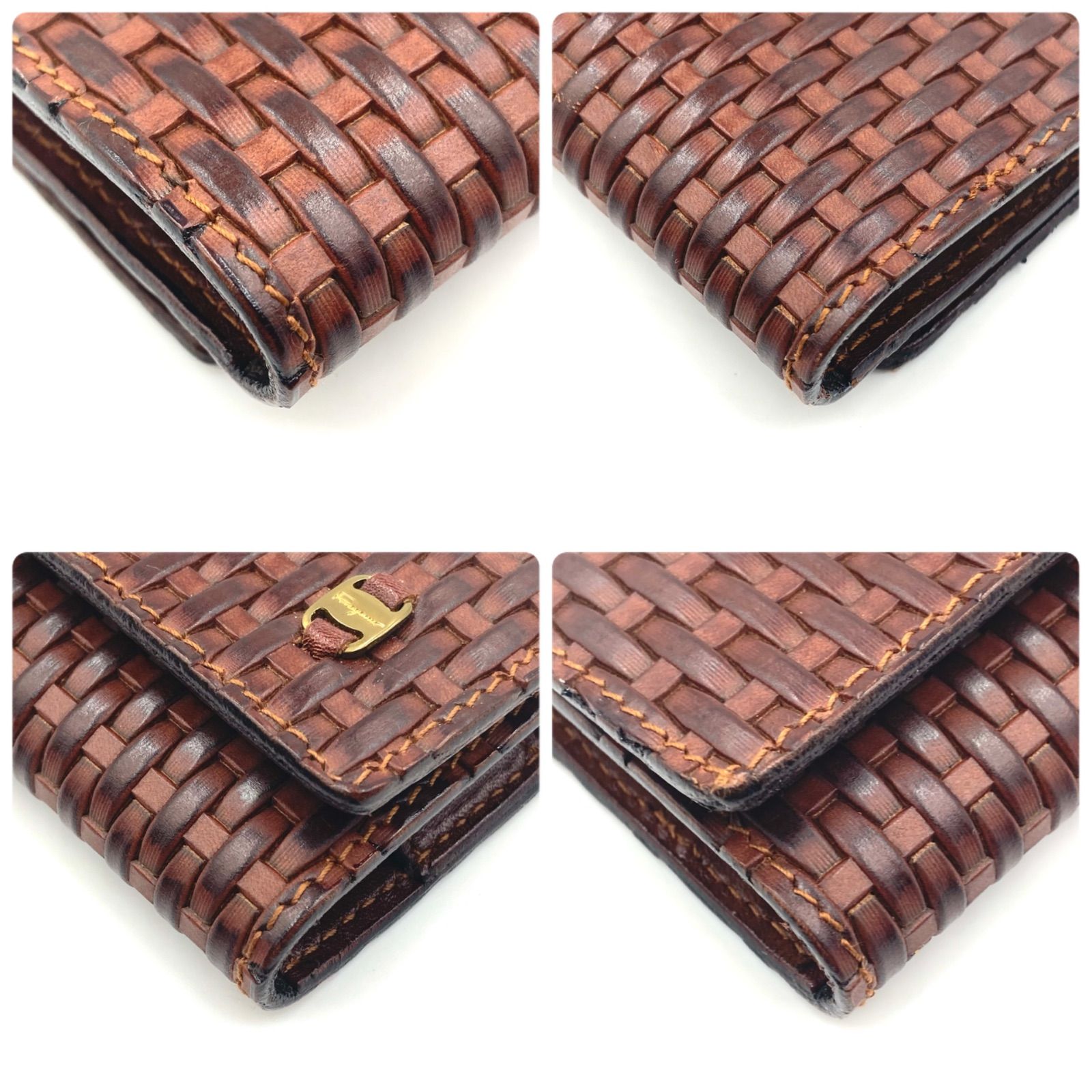 □美品□Salvatore Ferragamo サルヴァトーレフェラガモ ヴァラ