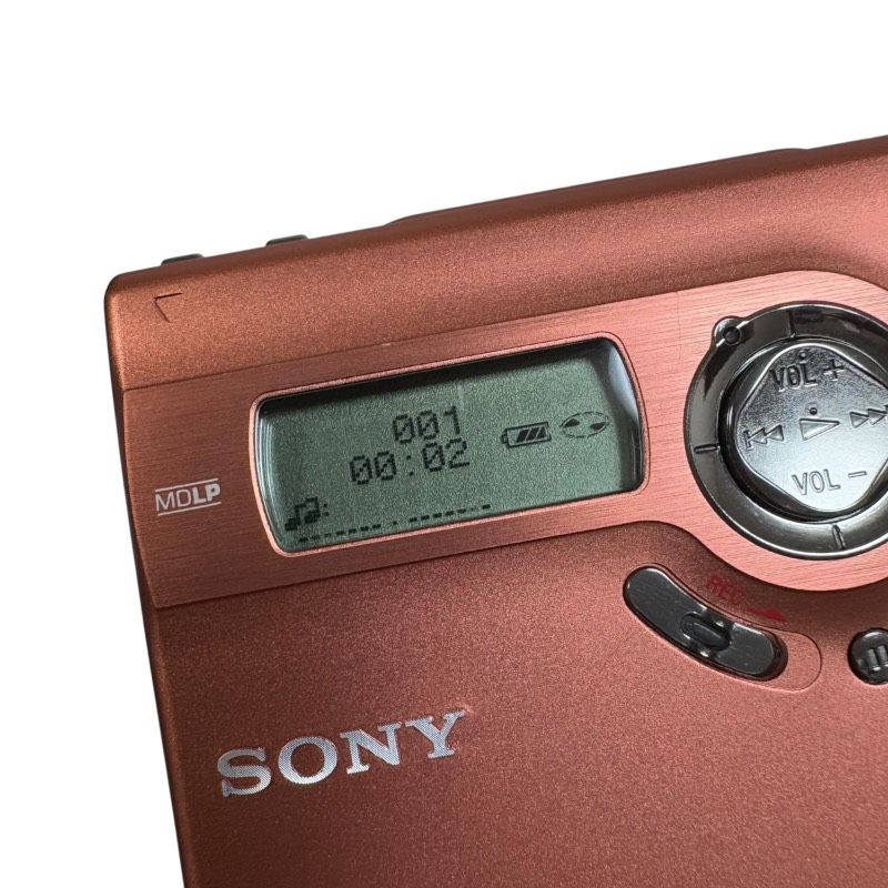 再生可能】SONY ソニー MZ-N920 オレンジ MDウォークマン MDプレイヤー
