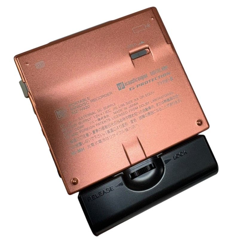 再生可能】SONY ソニー MZ-N920 オレンジ MDウォークマン MDプレイヤー