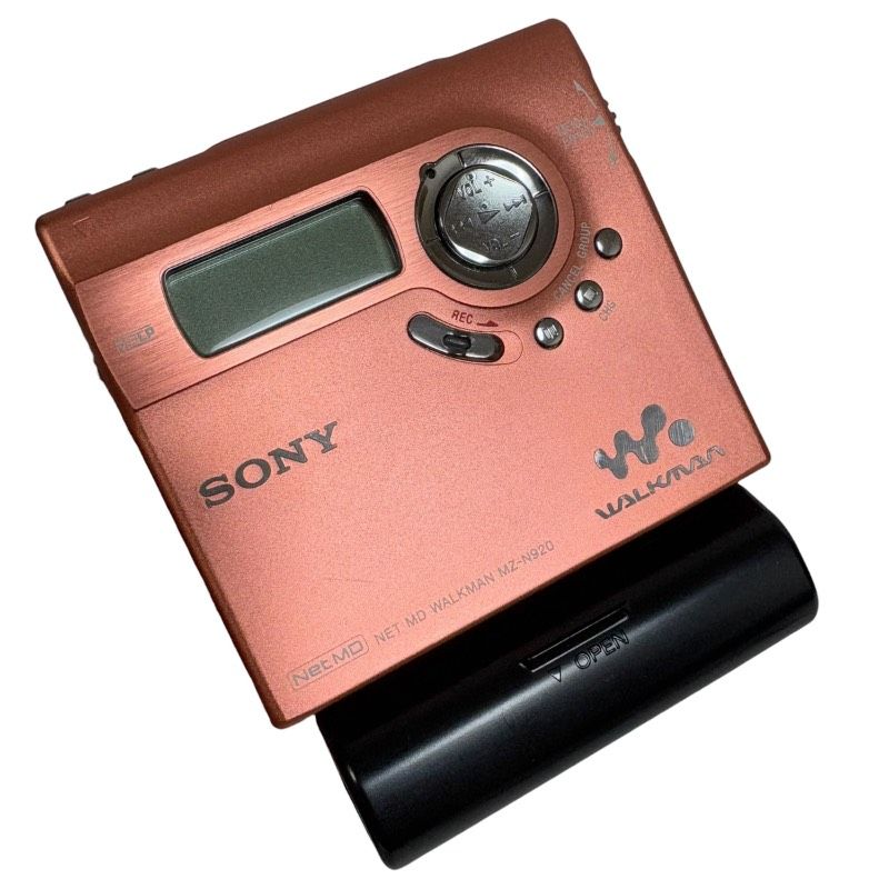 再生可能】SONY ソニー MZ-N920 オレンジ MDウォークマン MDプレイヤー
