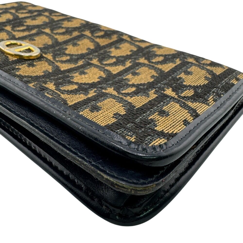 ディオール Dior 二つ折り財布 トロッター オールドディオール ヴィンテージ グレー Dior ディオール オールドディオール ヴィンテージ 二つ折り財布