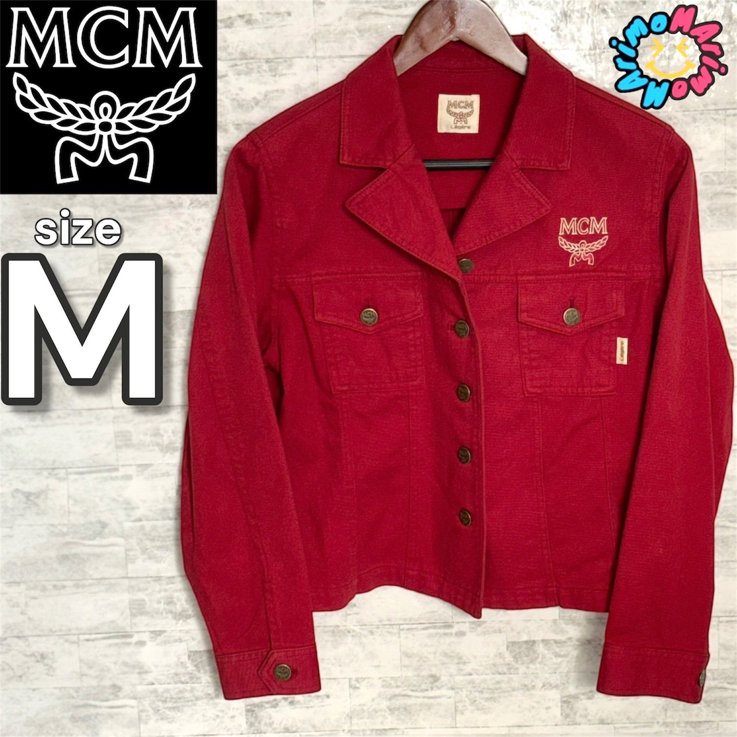 MCM Legere 90s デニムジャケット ビンテージ Gジャン Mサイズ 貴重 