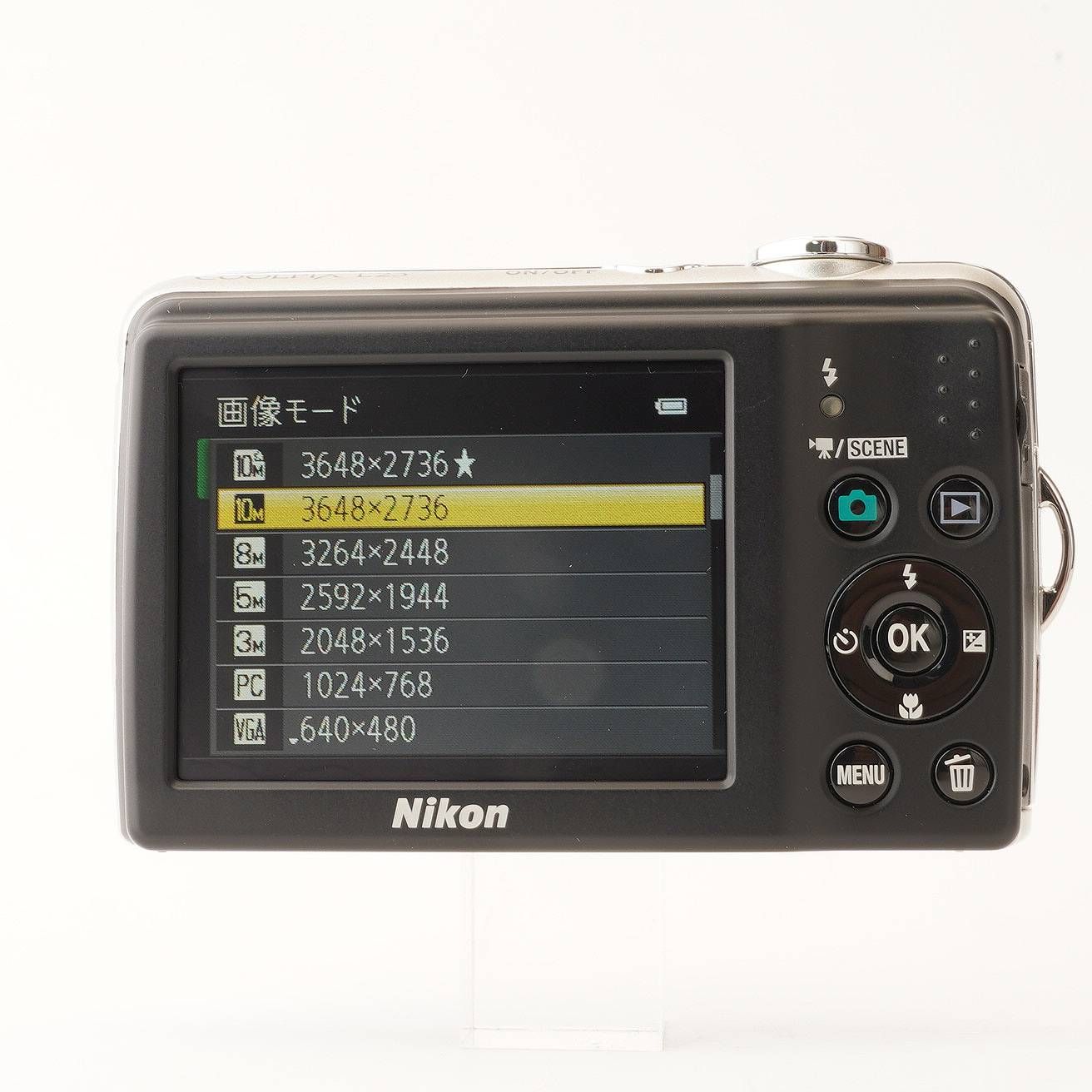 ニコン Nikon COOLPIX L23 シルバー 5x 光学ズーム - メルカリ