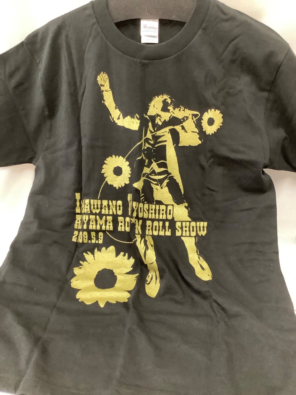 忌野清志郎 青山ロックンロールショー 2009.5.9 半袖Tシャツ 黒 D312