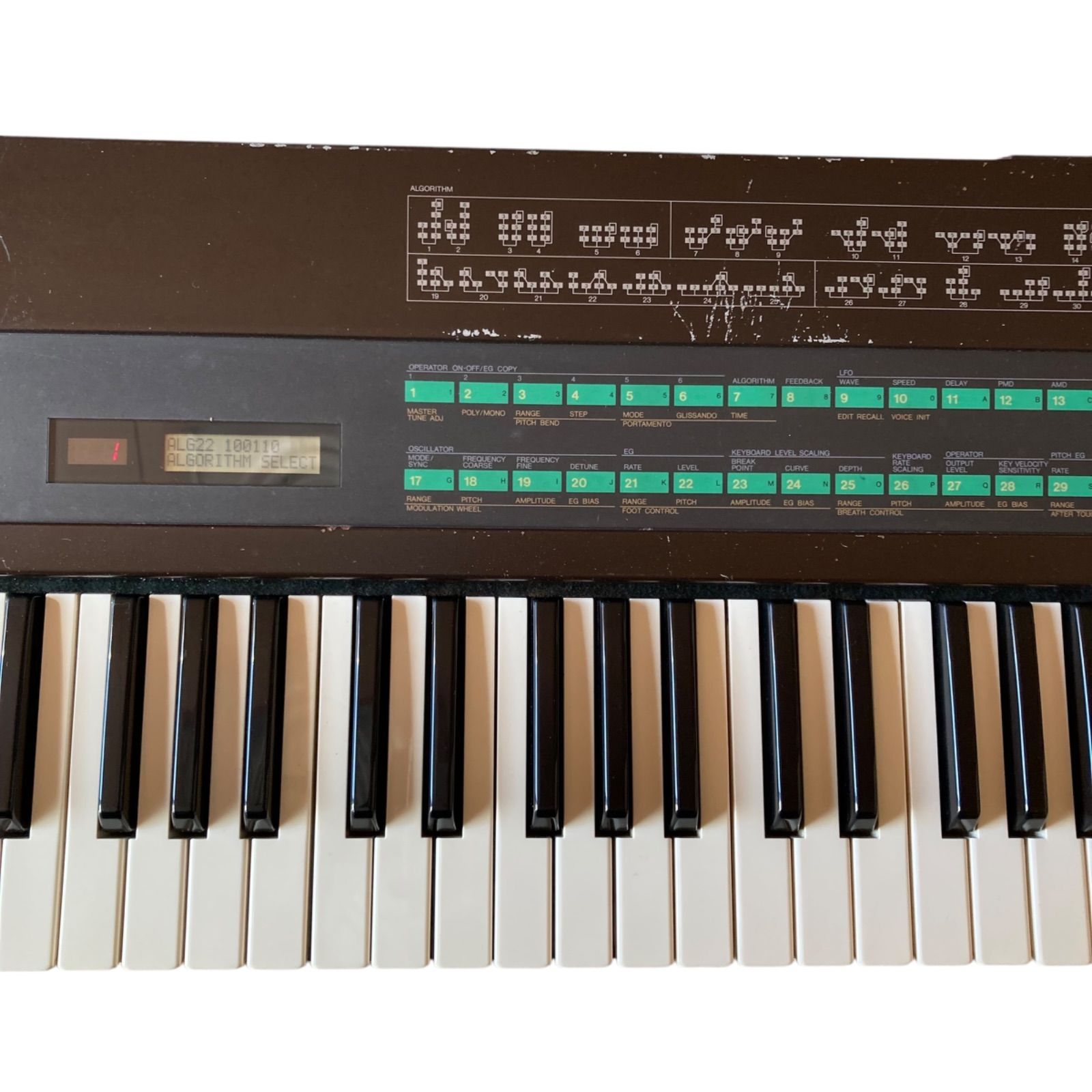 YAMAHA DX7 シンセサイザー 音出し確認済み - メルカリ